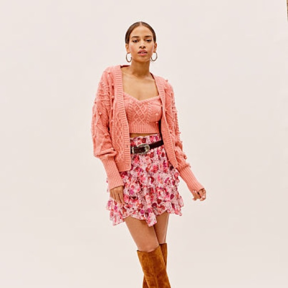 NWT For Love & Lemons Cardigan Small